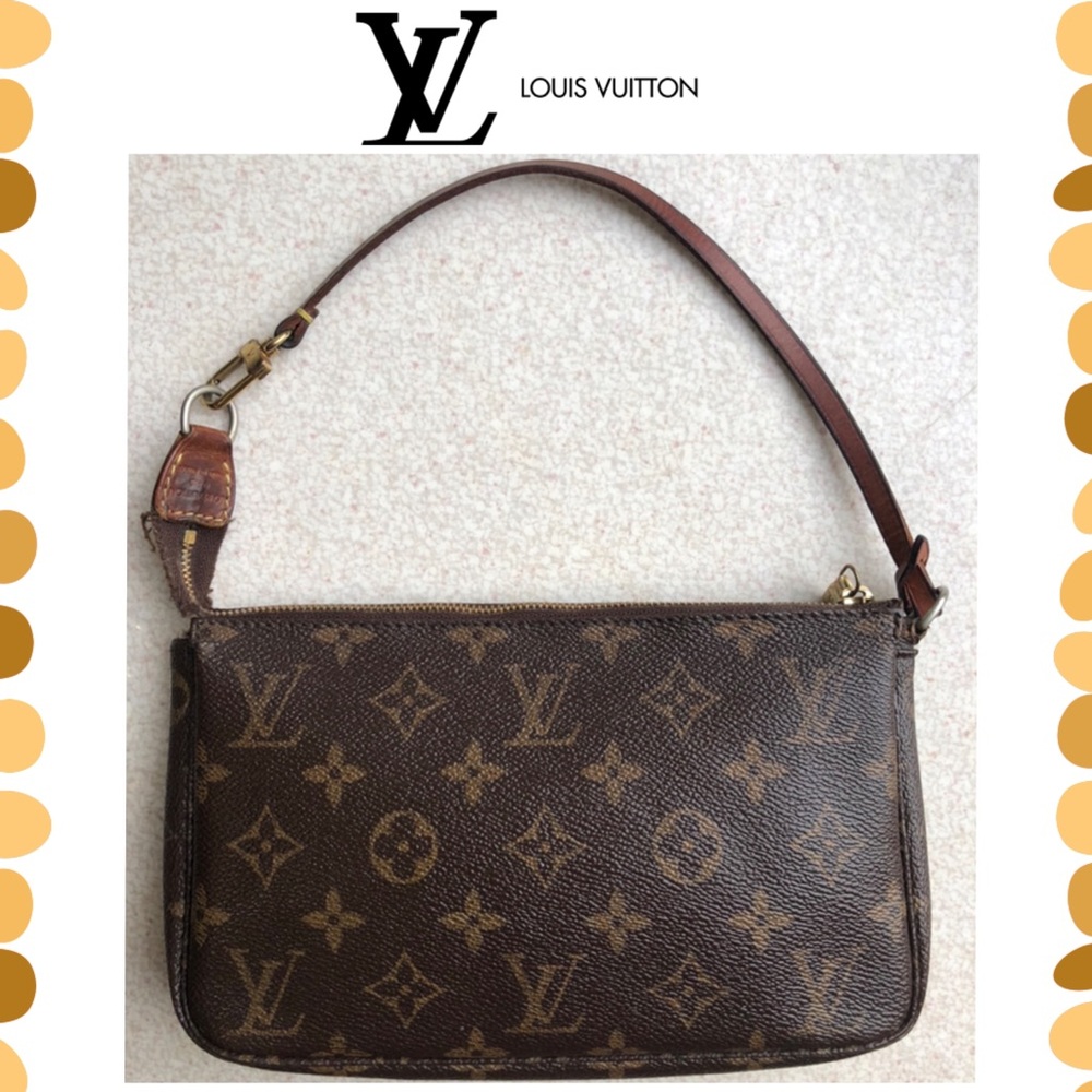 Authentic Louis Vuitton Monogram Pochette🌸FINAL